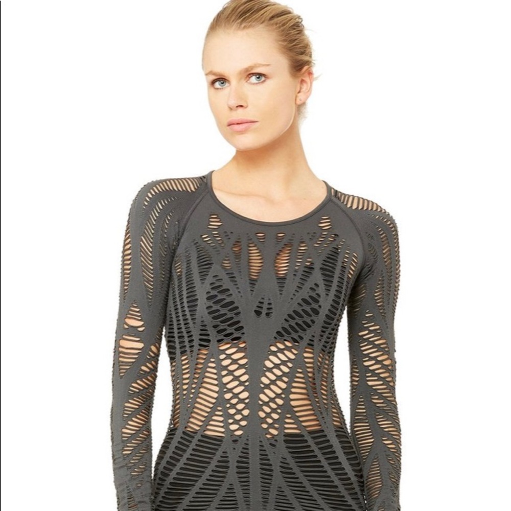 Green Alo Yoga Brand New top